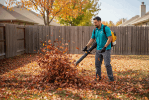 Leaf Blowing
