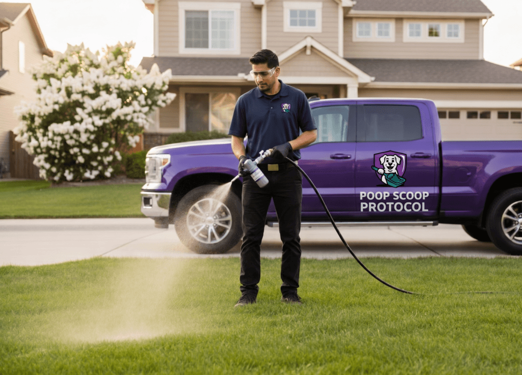 Poop Scoop Protocol Deodorization & Sanitization Lawn Treatment