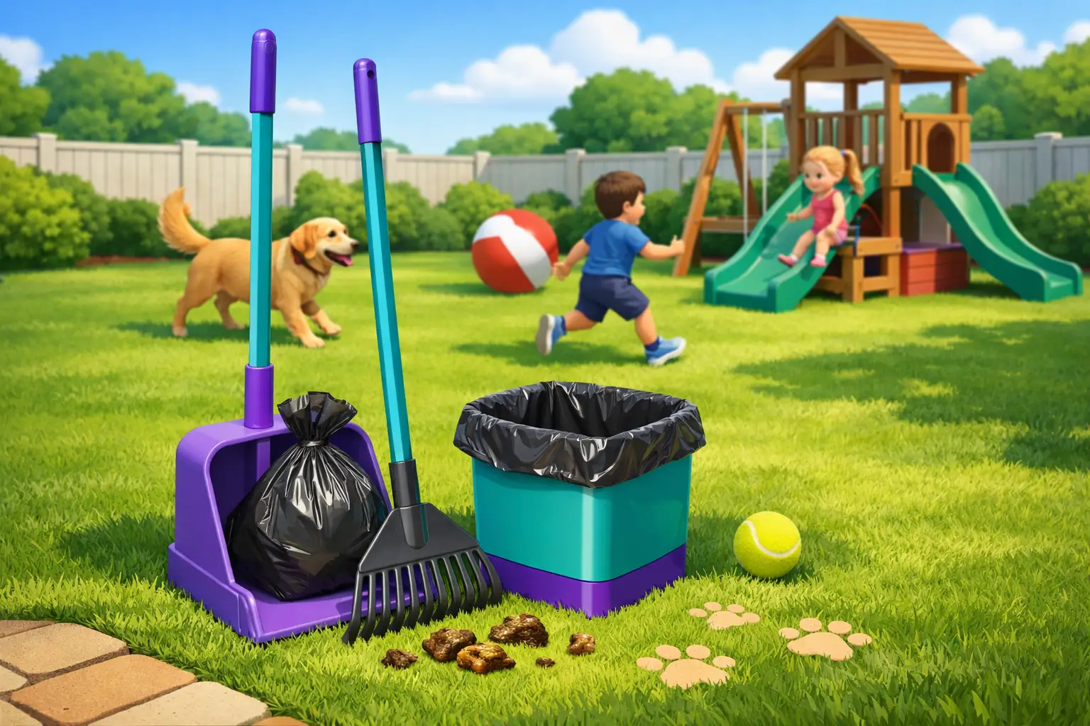 Clean Yard for Kids Starts With Pet Waste Control