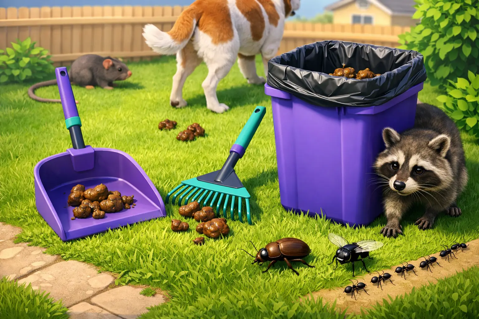 Can Pet Waste Attract Backyard Pests? Yes.