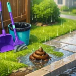 Will Rain Wash Away Dog Poop? Not Really