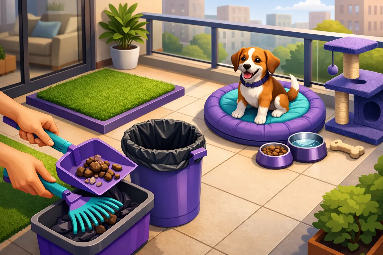 How to Keep Apartment Dog Area Clean Every Day